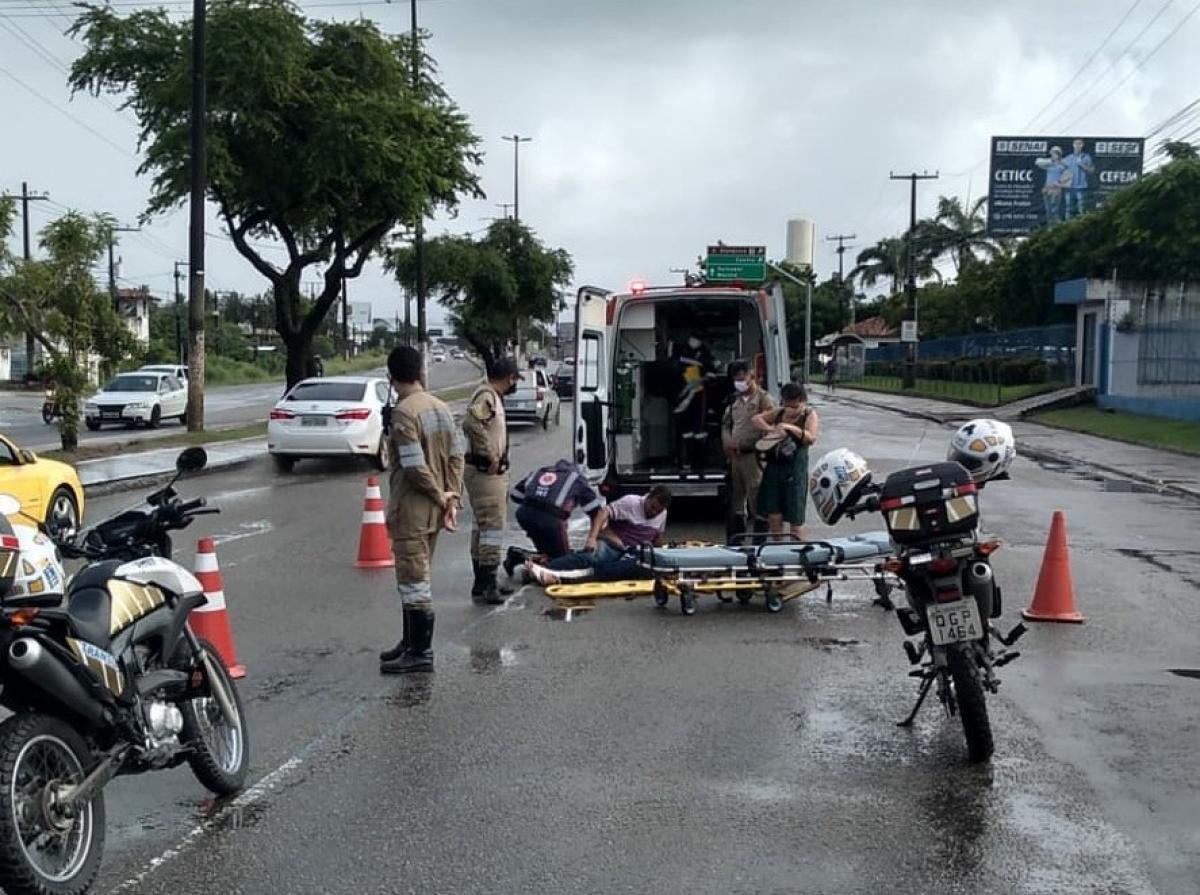 Em dia chuvoso Aracaju registra três acidentes em menos de 2 horas