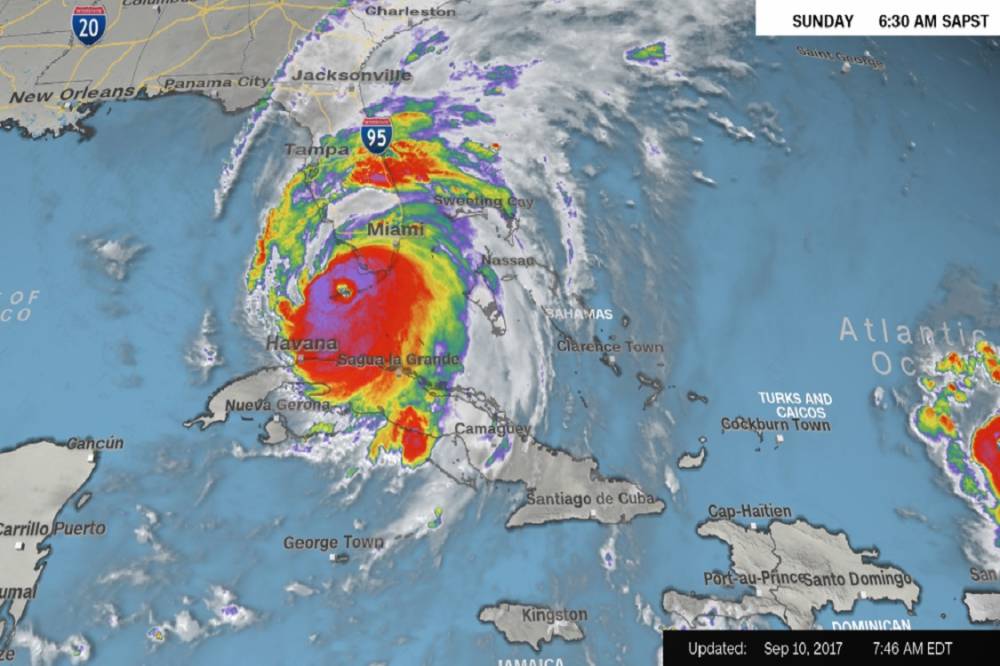 Furacão Irma toca terra no extremo sul dos EUA