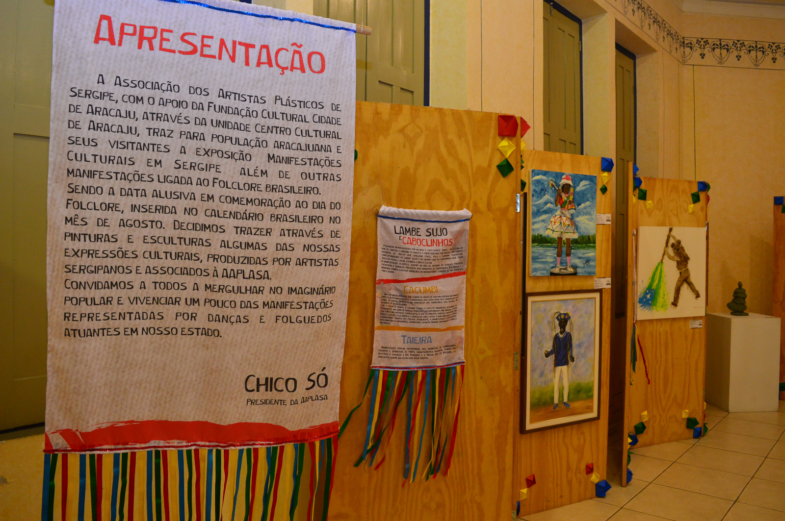 Exposição Manifestações Culturais em Sergipe é inaugurada 