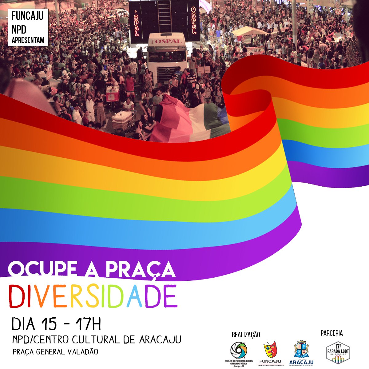 Diversidade será tema de diálogo no projeto Ocupe a Praça