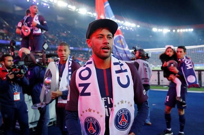 Neymar é eleito o melhor jogador do Campeonato Francês