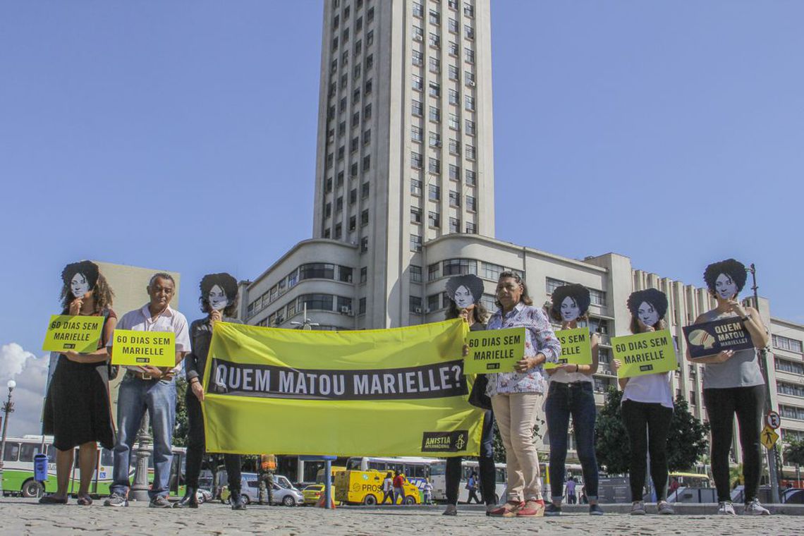 Anistia Internacional lembra dois meses da morte de Marielle