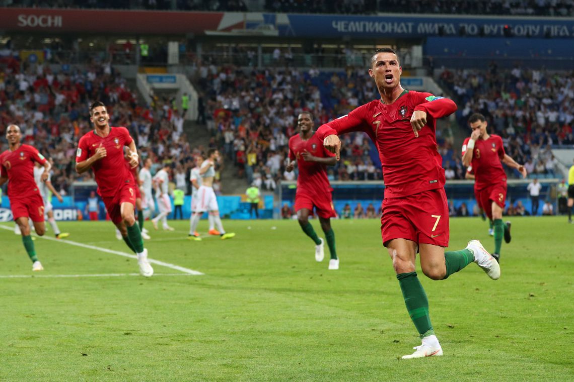 Duelo de gigantes: partida entre Espanha e Portugal termina em 3 a 3