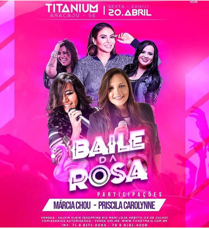 Alinne Rosa comanda festa em Aracaju nesta sexta