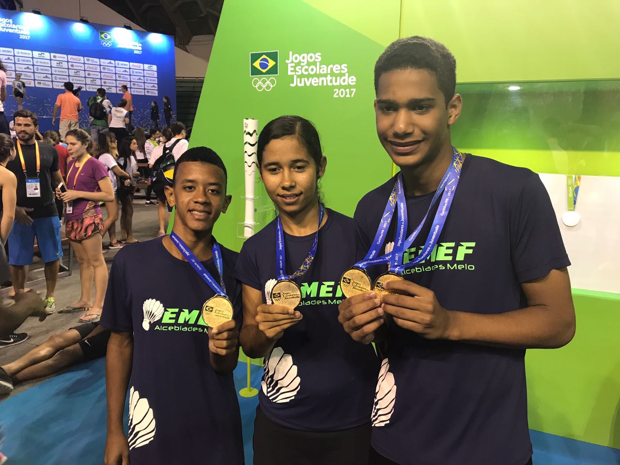 Atletas de Aracaju levam ouro nos Jogos Escolares 2017
