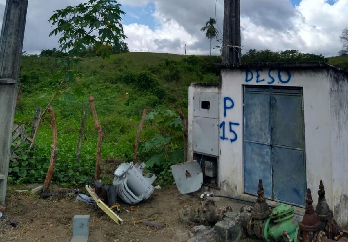 Roubo de transformadores deixa população de Socorro sem água