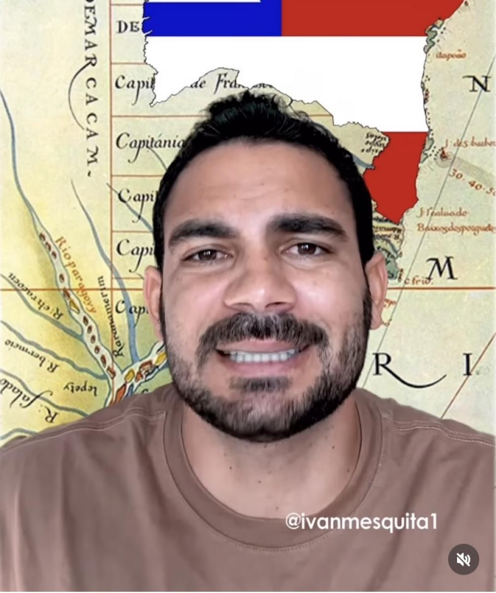 Influenciador baiano publica vídeo sobre a Emancipação de Sergipe