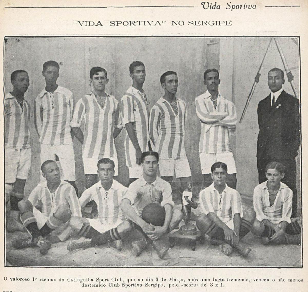 Confira curiosidades sobre o Cotinguiba, o 1º clube esportivo de Sergipe
