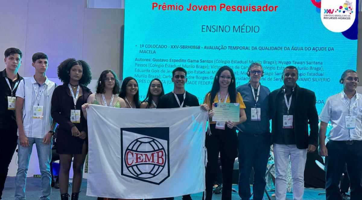 Alunos da rede estadual de SE recebem 1º lugar no Prêmio Jovem Pesquisador