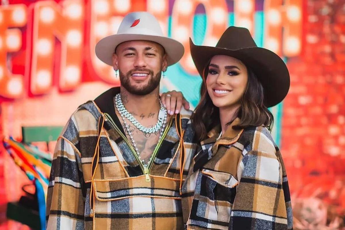 Neymar e Bruna Biancardi são vistos juntos em festa
