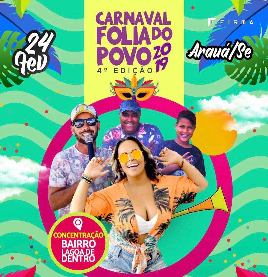  Carnaval “Folia do povo” realiza sua quarta edição na cidade de Arauá