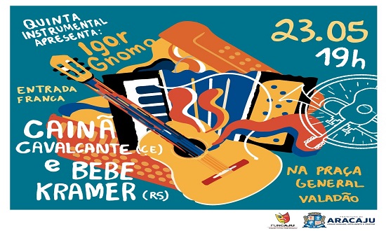 Quinta Instrumental traz apresentações de Cainã Cavalcante e Bebe Kramer