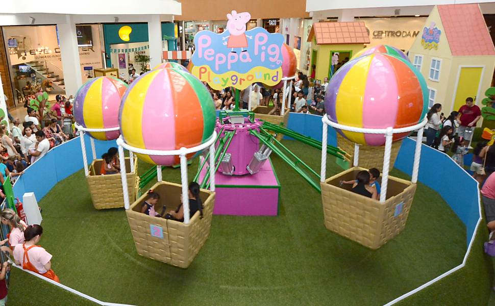 Peppa Pig ganha parque em shopping de Aracaju 