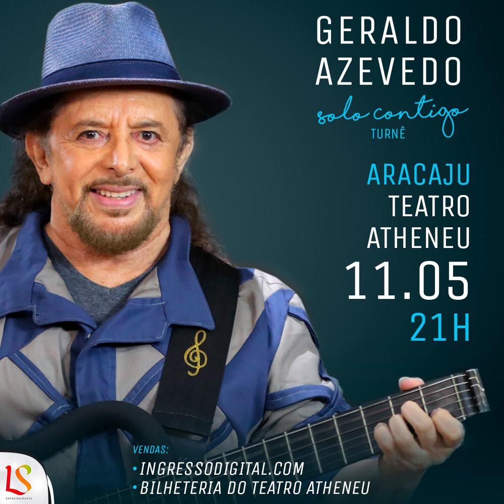 Geraldo Azevedo apresenta nova turnê no Teatro Atheneu