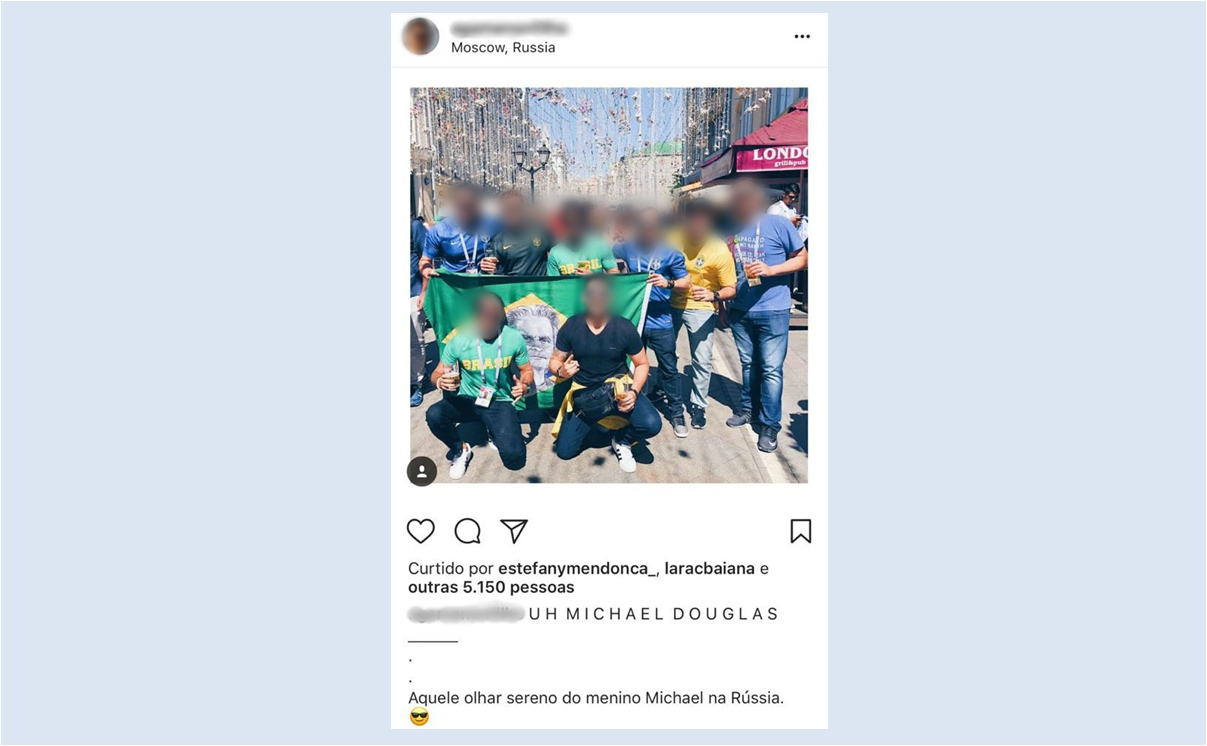 Na Copa, sergipanos postam foto com bandeira que faz apologia às drogas