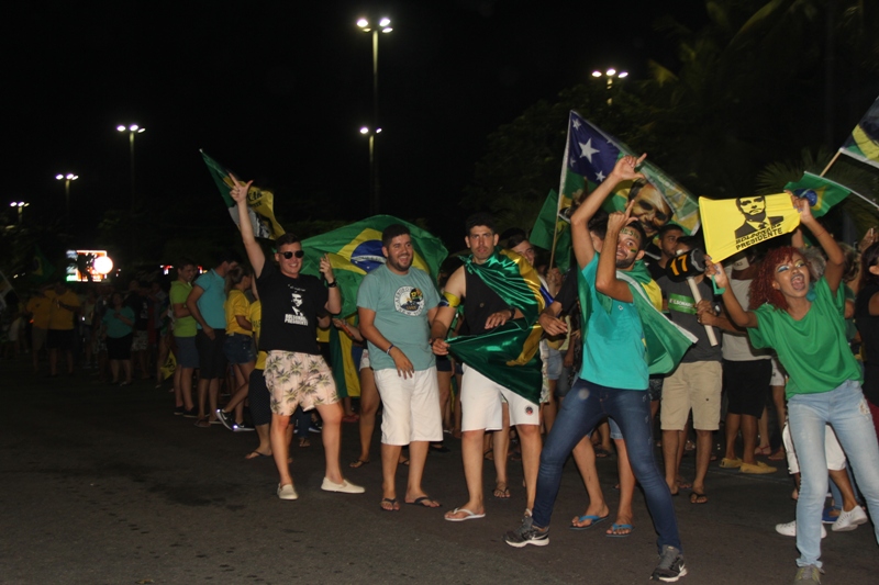 Eleitores de Bolsonaro comemoram em Aracaju; veja fotos 