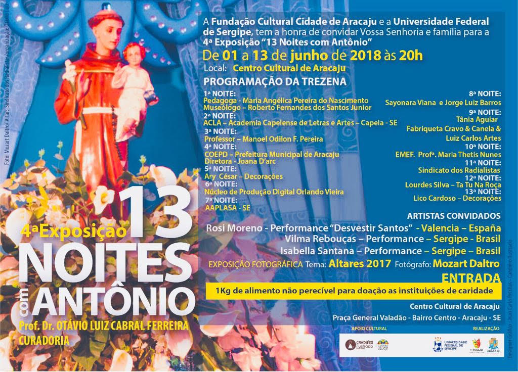 Centro Cultural recebe exposição 13 Noites com Antônio