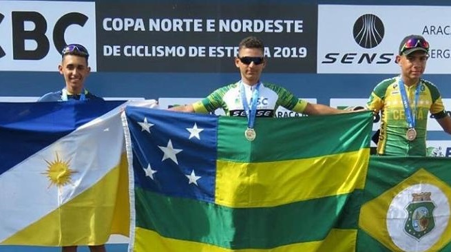 Aluno da rede estadual é ouro na Copa Norte-Nordeste de Ciclismo