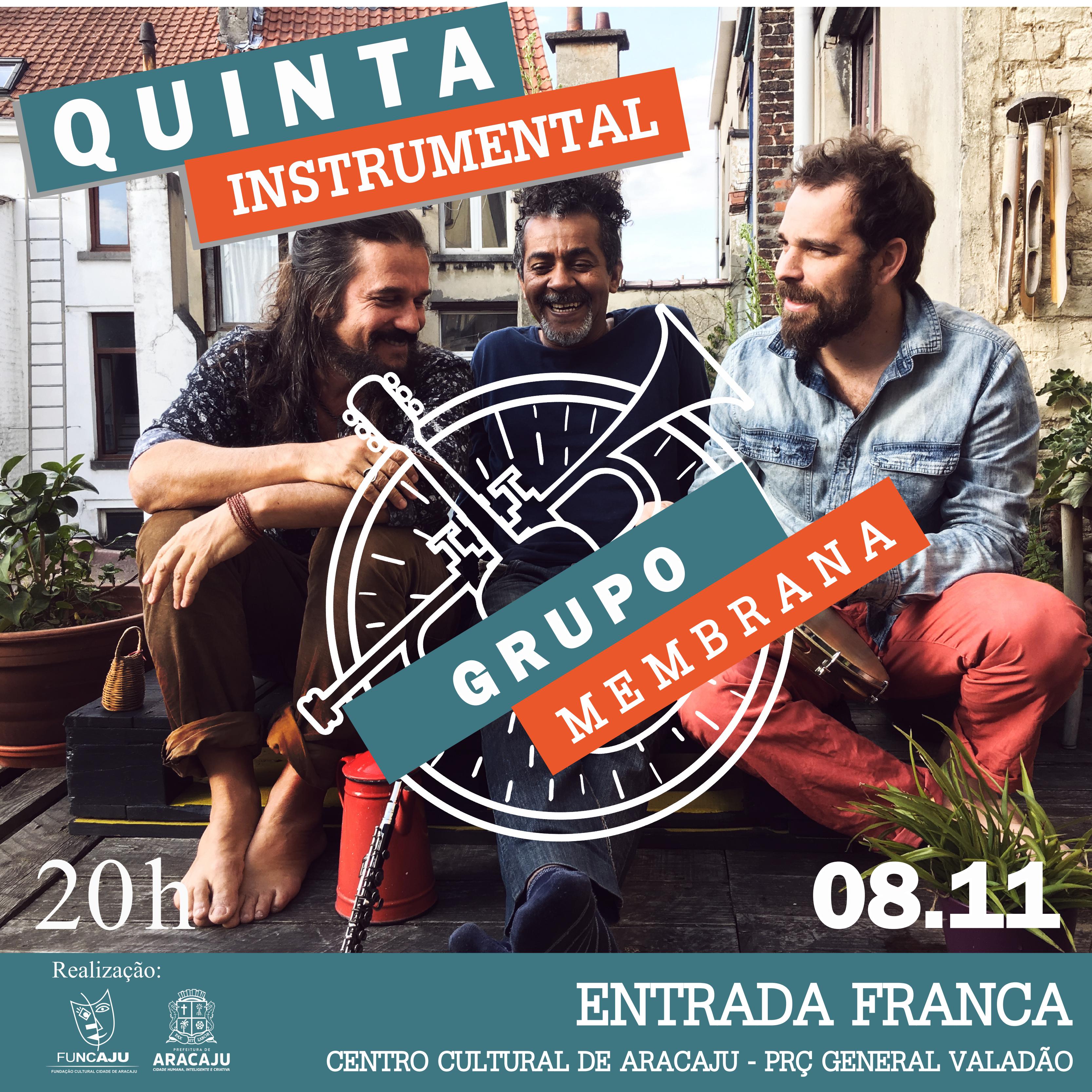 Banda Membrana promete show com muitas surpresas no Quinta Instrumental