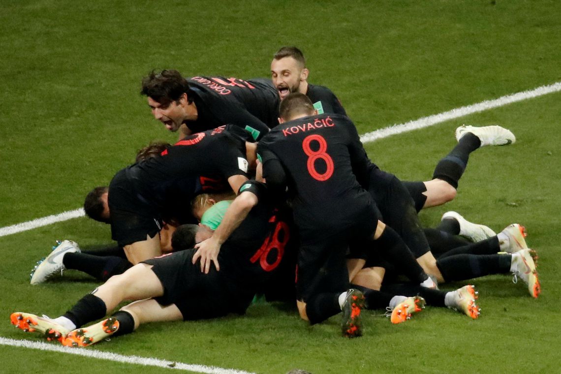Croácia vence a Rússia e enfrenta Inglaterra nas semifinais
