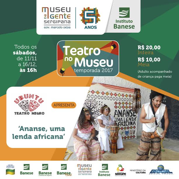 Museu da Gente apresenta ‘Ananse, uma lenda africana’ 