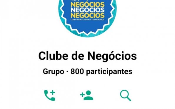 Alcance novas oportunidades com o Grupo de WhatsApp Clube de Negócios. 