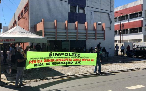 Servidores da Cogerp protestam por reestruturação da carreira em Sergipe