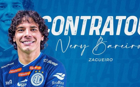 Confiança anuncia a contratação do zagueiro Nery Bareiro