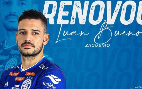 Confiança anuncia a renovação com o zagueiro Luan Bueno