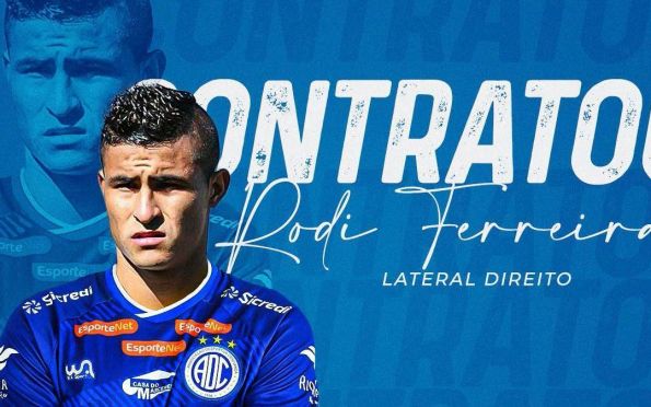 Confiança anuncia contratação do lateral Rodi Ferreira