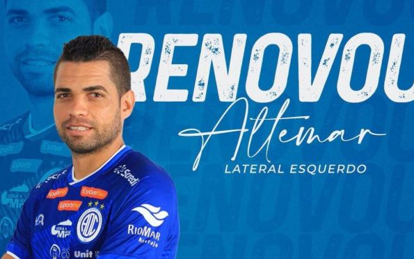 Confiança renova contrato com lateral esquerdo Altemar