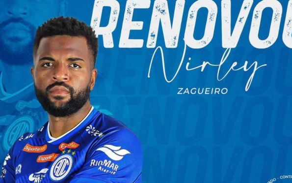 Renovação do zagueiro Nirley é anunciada pelo Confiança