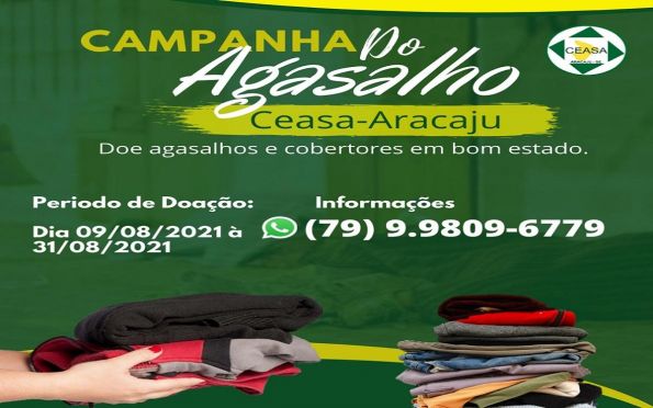 Ceasa de Aracaju lança campanha para doação de agasalhos e cobertores