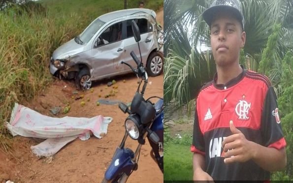 Jovem morre em capotamento de carro na cidade de Umbaúba