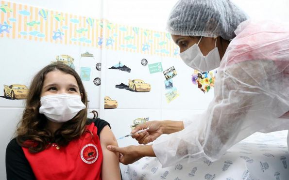 Aracaju inicia nesta quarta vacinação das crianças de 10 anos sem comorbidades