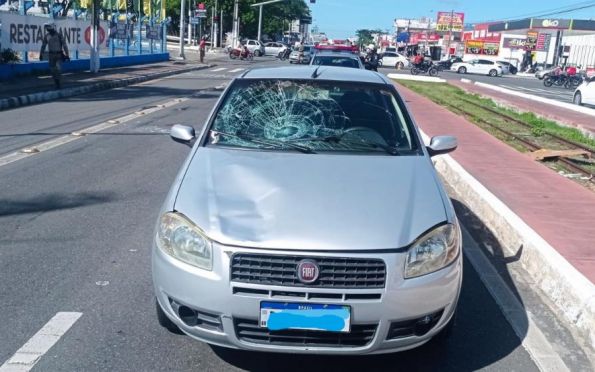 Mãe e filha são atropeladas na avenida Augusto Franco em Aracaju