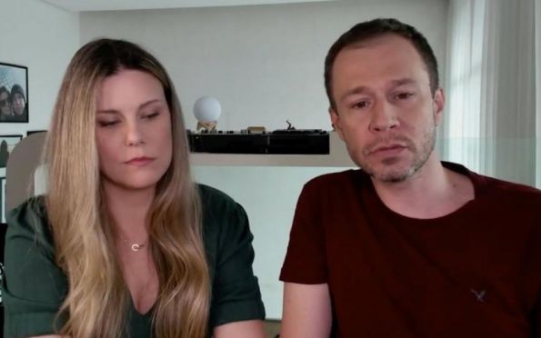 Tiago Leifert e Daiana Garbin revelam que a filha está com câncer nos olhos