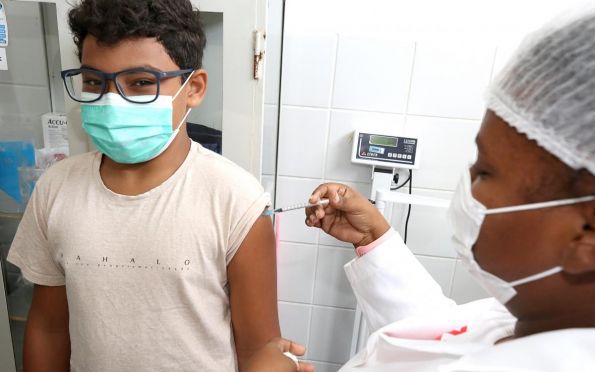 Aracaju já vacinou 50% das crianças de 5 a 11 anos contra covid