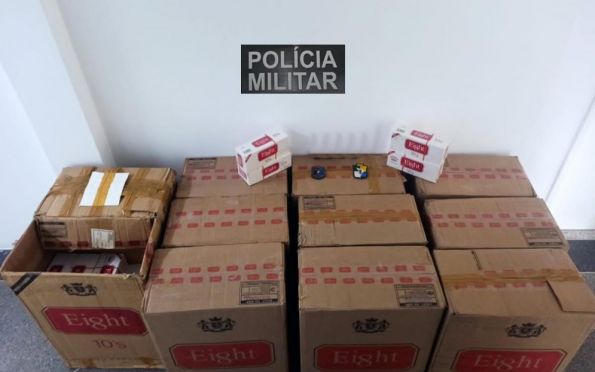 Polícia militar apreende mais de 100 mil cigarros clandestinos em Lagarto