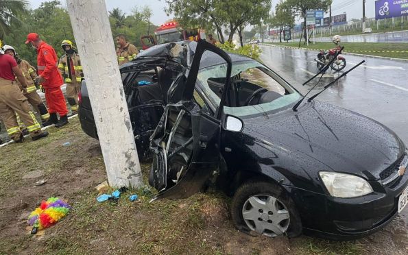 Com tempo chuvoso, Aracaju registra dois graves acidentes em 6 horas