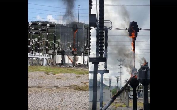 Incêndio atinge equipamento da subestação da Hidrelétrica de Xingó, em Canindé