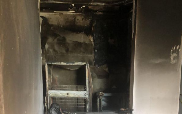 Campanha pede ajuda para dono de apartamento incendiado no Inácio Barbosa
