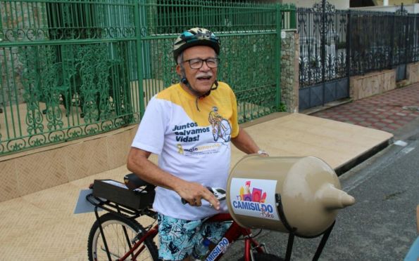 Saúde lança Camisildo Bike para chamar atenção a prevenção