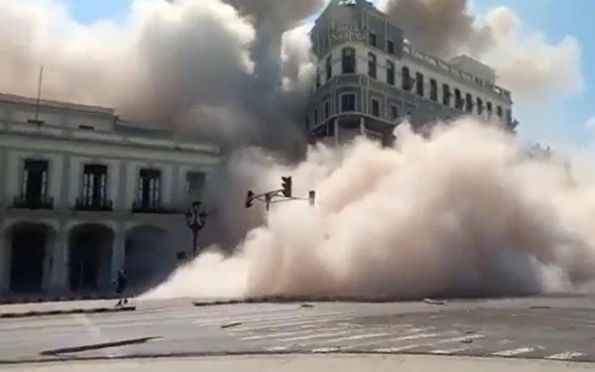 Veja imagens da explosão a hotel histórico em Cuba que matou 4 pessoas
