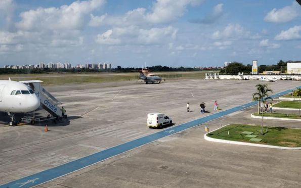 Aeroporto de Aracaju registra aumento de 33,3% no fluxo de passageiros