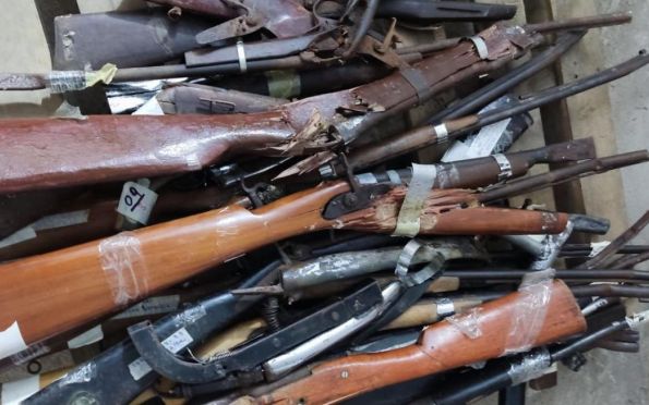 Desarme-SE destrói armas entregues voluntariamente em Sergipe