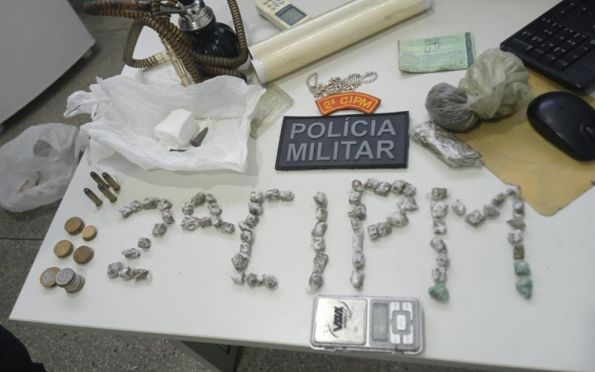 Três suspeitos de tráfico de drogas são presos na Barra dos Coqueiros
