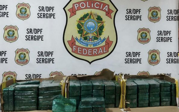 Polícia Federal apreende 112 quilos de crack na cidade Estância (SE)
