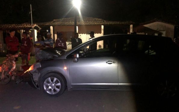 Acidente entre carro e moto deixa vítima fatal em Umbaúba (SE)