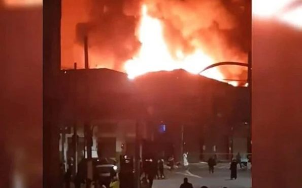 Incêndio atinge cinco prédios no centro de São Paulo